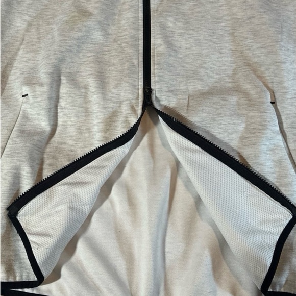 $5 RUSSELL ATHLETIC FUSION KNIT Men's Gray Full Zip Hoodie Sweatshirt, 2XL, EUC - Picture 3 of 6